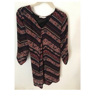 Lush Patterned Swing Dress